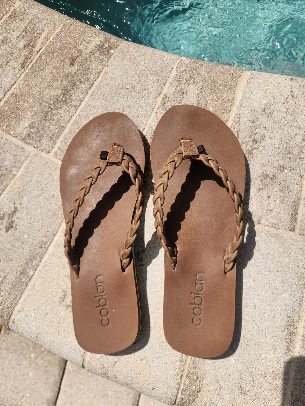 Cobian Braided Pacifica sandals Flip Flops Womens Size 8